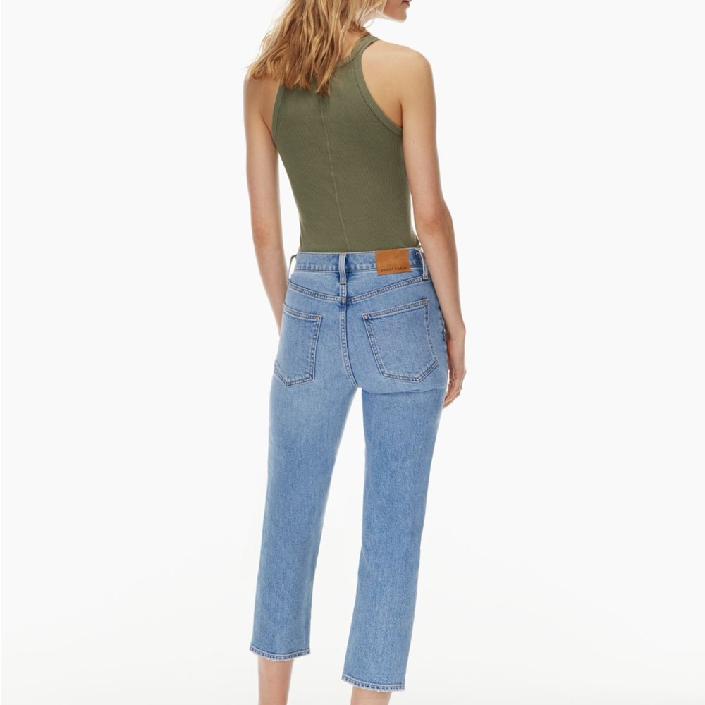 Denim Forum The Arlo Hi-Rise Straight Jean, size 25” - Picture 4 of 8
